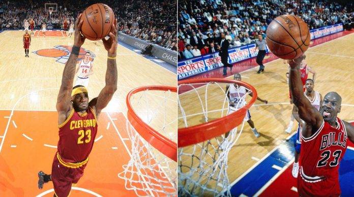 James ha superado a su gran ídolo, Michael Jordan