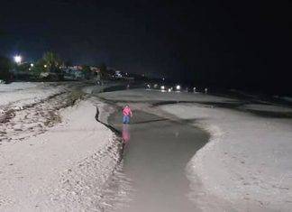 Se fue el mar en playas de Yucatán