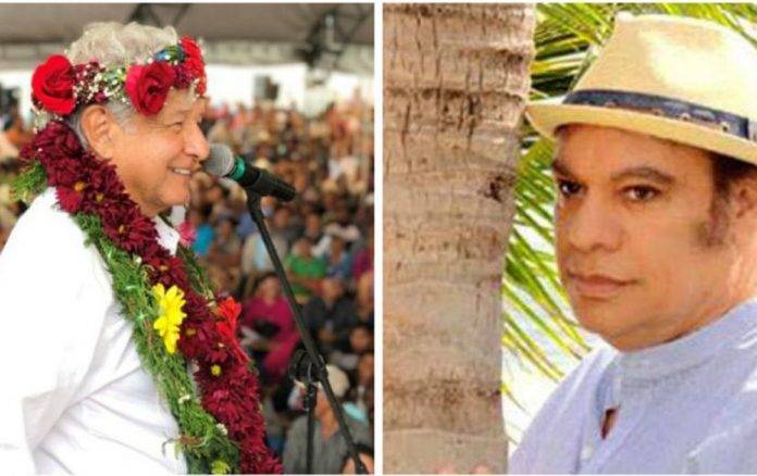 AMLO dice que Juan Gabriel está vivo... en sus canciones