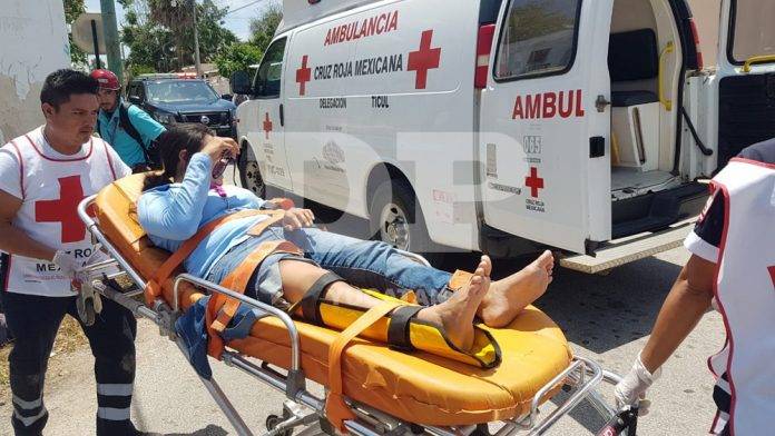 Joven arrollada por 'corriente' conductor