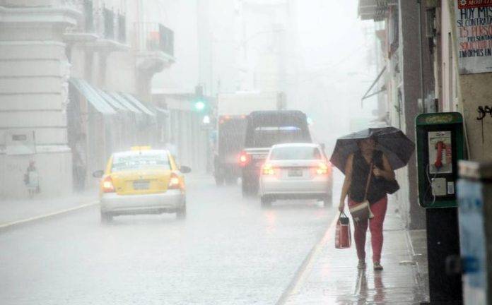 Pronóstico de fuertes lluvias