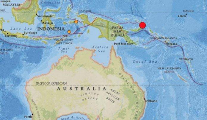 Alerta de tsunami por terremoto de 7.5 en Papúa Nueva Guinea