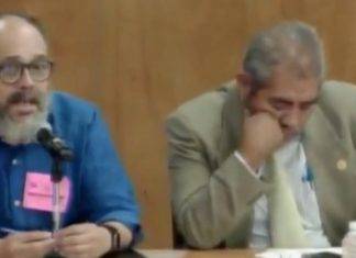 Diputado federal sí chambea, lo que pasa es que tiene el ‘zzzzzzueño’ pesado (video)