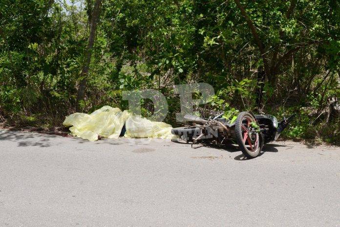Muere Jimmy en mortal percance motociclista en el tramo Tizimín-Sucopo