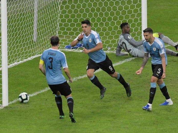 Con esta hazaña, el equipo de Uruguay toma el liderato del Grupo C en la Copa