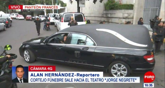 Dan último adiós a Edith González en el Teatro Jorge Negrete