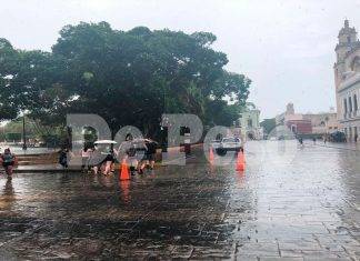 Aguacerazo en Mérida