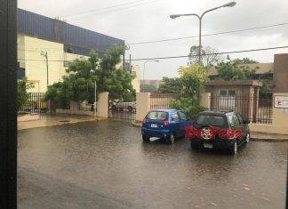 Otro aguacero moja y remoja a Mérida