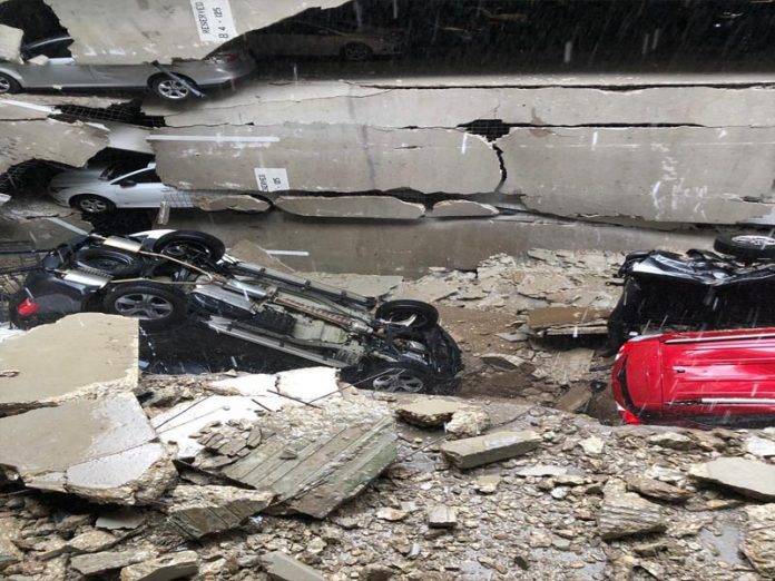 Fuertes vientos deja daños materiales