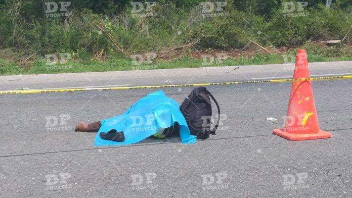 Motociclista muere arrollado por un auto 'fantasma' en la Mérida-Campeche