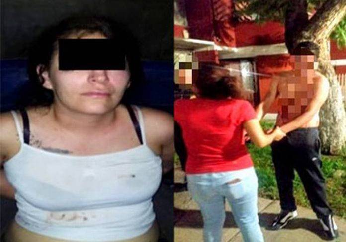 Hasta en las mejores familias: mujer pelea con su carnal y lo ataca con un cúter