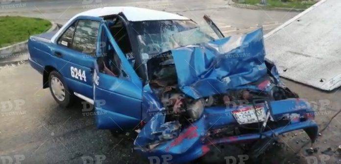 Muere taxista de Yucatán tras ser impactado por un autobús