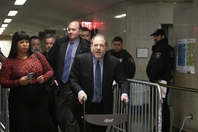 Arribo de Weinstein al juicio