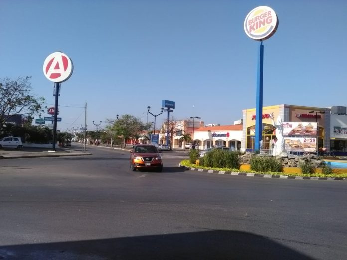 Panorámica en el fraccionamiento Francisco de Montejo, hace unos minutos