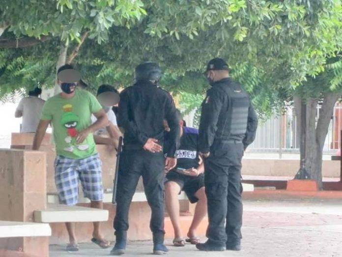 Llamado de atención a jóvenes en Dzilam González
