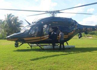 Yucatán: helicóptero de la SSP se une a la búsqueda del pescador desaparecido en altamar