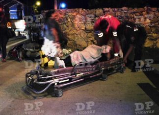 Tekax: Niña de 11 años es hospitalizada por recio choque de camioneta vs moto