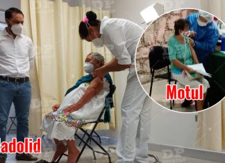 Arranca vacunación contra Covid-19 para abuelitos de Yucatán