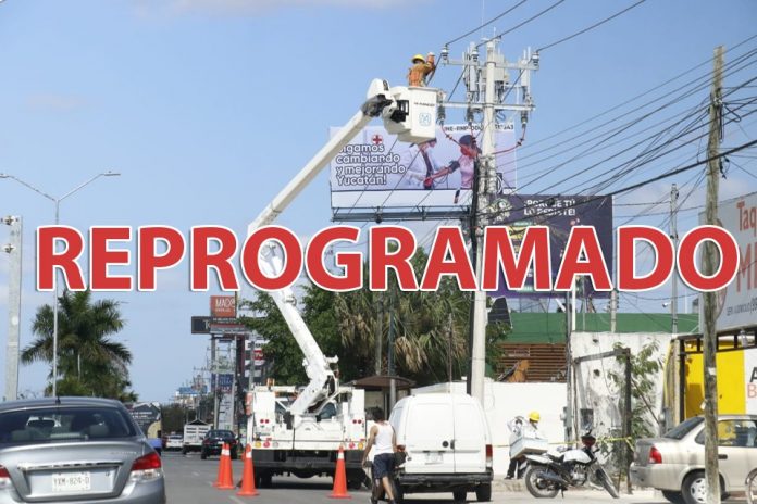 CFE reprograma trabajos de mantenimiento; no habrá cortes de luz en Mérida