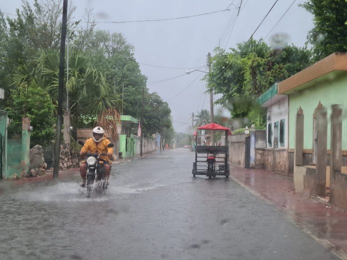 Kinchil y Samahil fueron algunos pueblos donde cayó un aguacero este jueves
