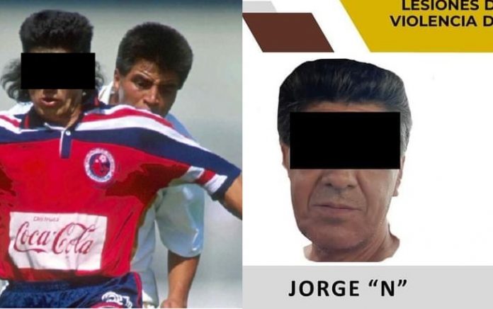 El acusado en sus tiempos de gloria (i) y detenido por la Fiscalía de Veracruz (d).