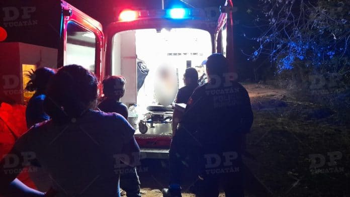 Un menor de 3 años de edad fue trasladado de emergencia a la clínica del IMSS de Tizimín