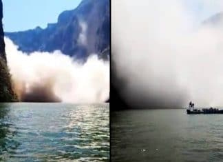 Terremoto provoca caída de rocas en el Cañón del Sumidero, en Chiapas (videos)