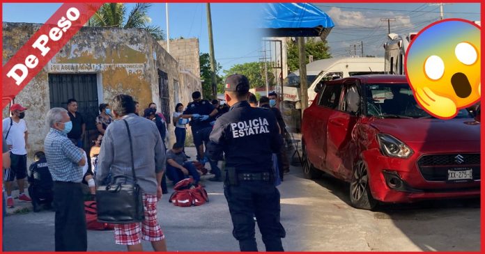 Cinco personas que iban en la camioneta de la ruta Mérida-Itzincab resultaron heridas. Cinco personas que iban en la camioneta de la ruta Mérida-Itzincab resultaron heridas.
