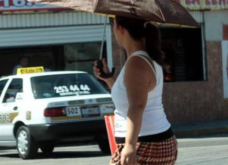 Pronostican máximas de 37 grados para este martes