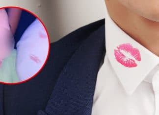 Viral: Mujer besa y mancha, a propósito, camisas de hombres distraídos ¡Para buscarles problemas!