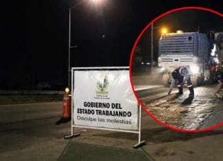¡Tome precauciones! Repavimentan el último tramo del Anillo Periférico de Mérida