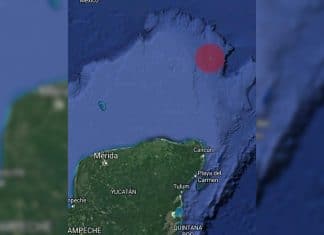 Se registra sismo en las profundidades del mar, al norte de Holbox