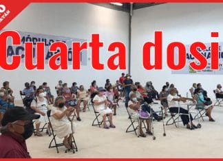 Anuncian cuarta dosis contra Covid, para adultos mayores y personal sanitario en Yucatán