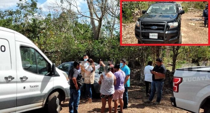 El señor fallecido fue hallado en el fondo de su terreno en Tizimiín.