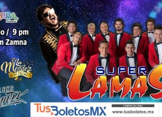Se viene gran bailongo de los Súper Lamas y Aleks Syntek en Mérida (video)
