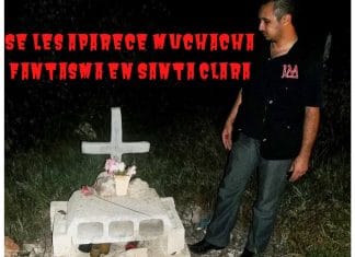 Enigmas: Se les aparece muchacha fantasma en Santa Clara Pareciera que la muchacha que derrapó y falleció aun no descansa en paz. En la foto, nicho en su memoria.