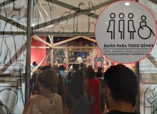 Estrenan en México un singular baño «para todo género»