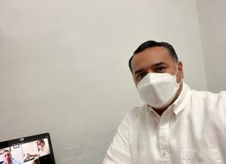 Otra vez se le «pega» el Covid al alcalde de Mérida, Renán Barrera