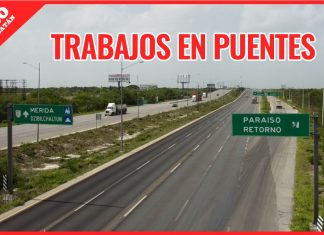 Habrá trabajos de remodelación en los puentes de la carretera Mérida-Progreso
