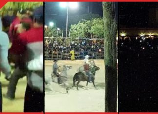 Entre apagones y ‘boxeo’ en la fiesta de Cacalchén