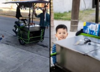 Muy buena la fiesta infantil, pero el cumpleañero esperaba ¡al elotero! (video)