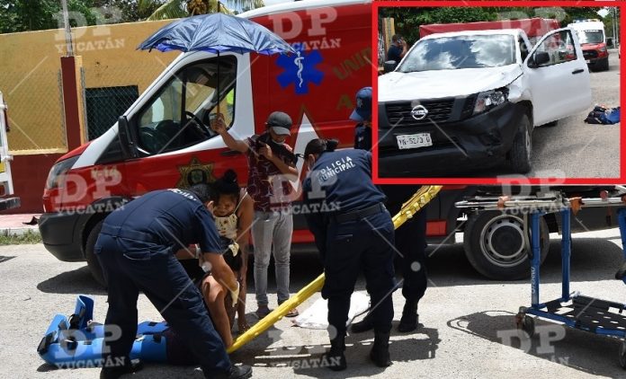 El trágico accidente se debió a que el guiador de la camioneta no vio que tenía alto.