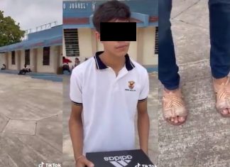 Obliga a su hijo a usar huaraches en escuela por burlarse de compañero muy humilde (video)