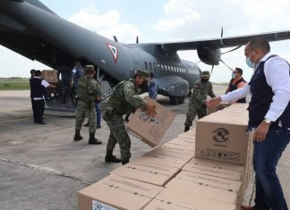 Llegan 80 mil 500 dosis de vacunas contra Covid a Yucatán