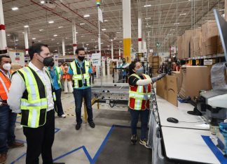 Inauguran centro logístico de Amazon en Yucatán
