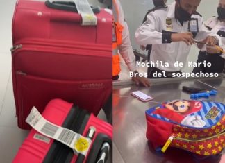 Armas de juguete en mochila de Mario Bros derivan en exhaustiva revisión en Aeropuerto (video)