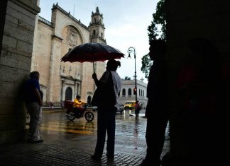 Pronóstico del clima para este miércoles en Yucatán: chubascos y lluvias fuertes