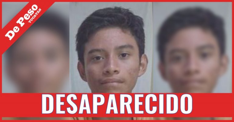Buscan a chavo de 16 años desaparecido en el Centro de Mérida