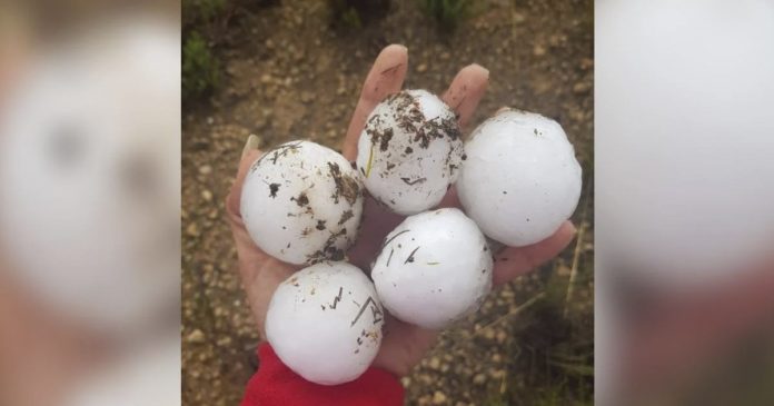 bola de granizado