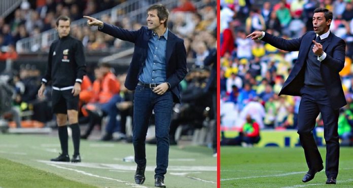 A la izquierda, Celades, y a la derecha Caixinha. A la izquierda, Celades, y a la derecha Caixinha.